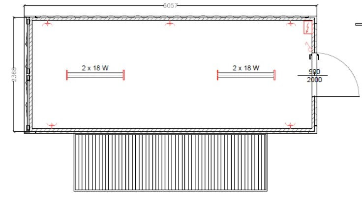 Contenedor Gastronómico 20 pies HC – Cocina Móvil Aislada, Volet de 4 m & Plug‑&‑Play - Imagen 2