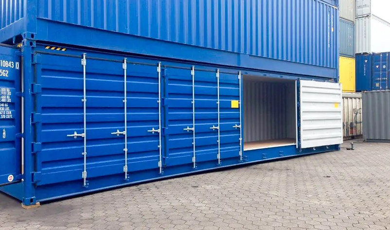 Contenedor High Cube 40 ft con Puerta Lateral