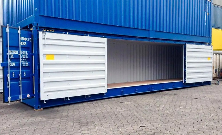 Contenedor High Cube 40 ft con Puerta Lateral