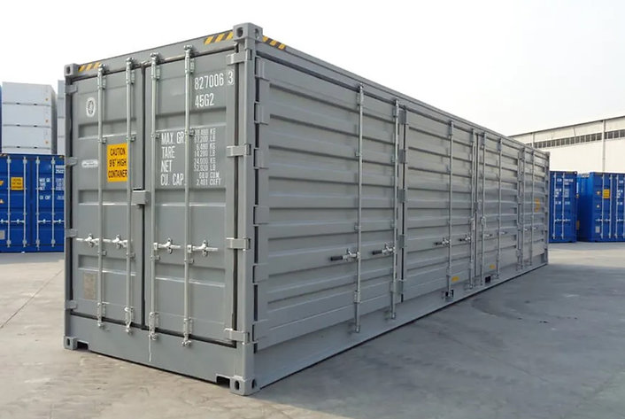 Contenedor High Cube 40 ft con Puerta Lateral