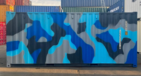 Contenedor Marítimo Camuflaje 20 pies – Acero CORTEN, 33 m³ y Carga 28 t - Imagen 3