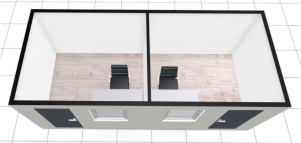 Oficina Contenedor 15 m² – Aislada, Equipada y 100 % Móvil - Imagen 2