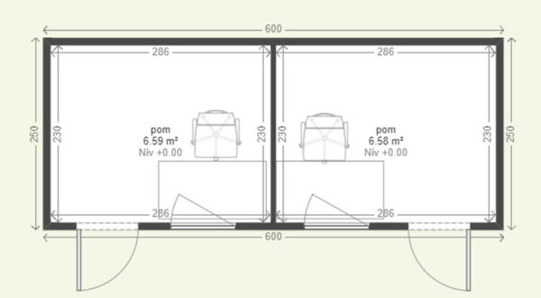 Oficina Contenedor 15 m² – Aislada, Equipada y 100 % Móvil - Imagen 4