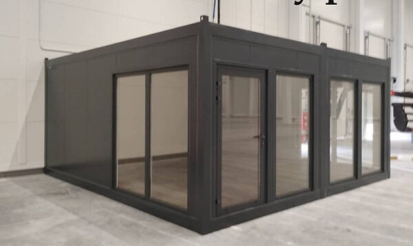 Oficina Contenedor 36 m² (6 × 6 m) – Aislada, con Baño y Kitchenette Listos para Usar - Imagen 2