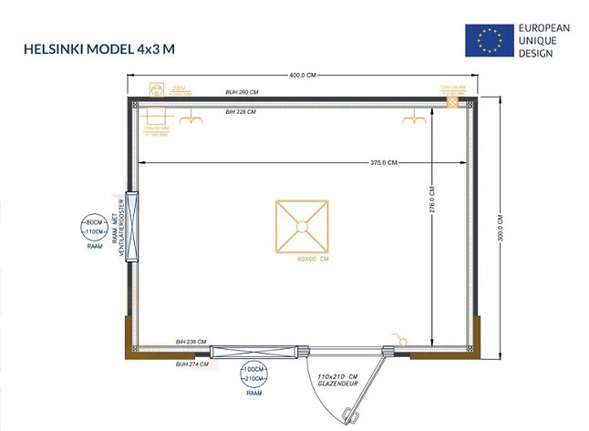 Oficina Contenedor 4 × 3 m “Helsinki” – Aislada, Diseño Premium y Lista para Usar - Imagen 5