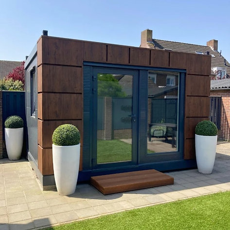 Oficina Contenedor 4 × 3 m “Helsinki” – Aislada, Diseño Premium y Lista para Usar