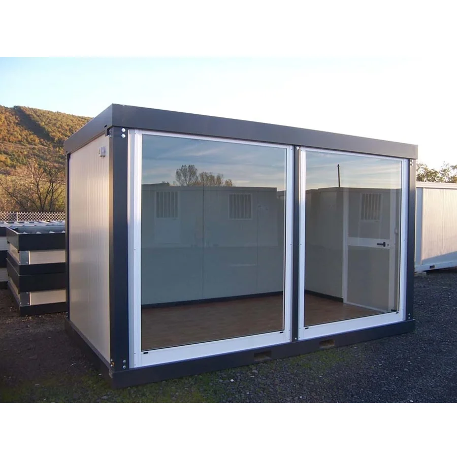 Contenedor Helsinki de 4,8 x 3,5 metros. Ideal como bungalow deportivo, taller, oficina de producción, oficina adicional, oficina de ventas o sala de reuniones. - Imagen 6